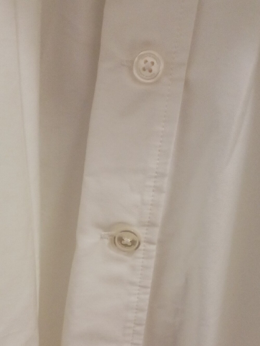 Donna Karan White Cotton Dress - Picture 6 of 9